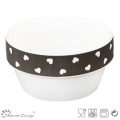 12,5cm New Bone China Bowl com decalque